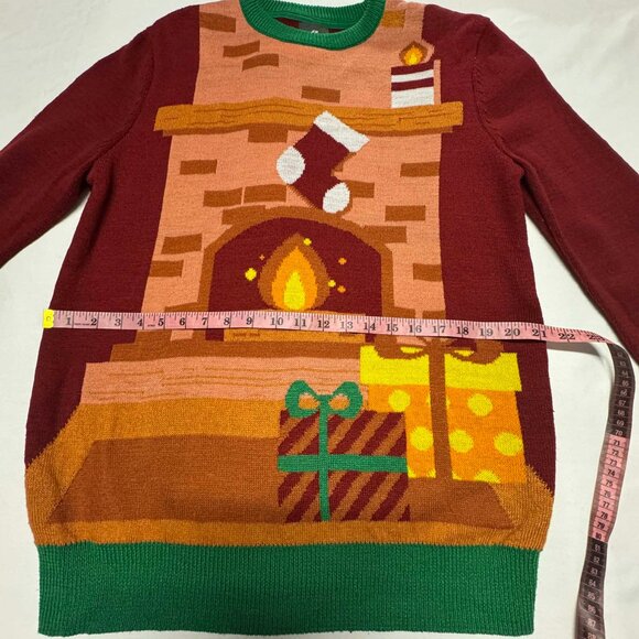 H&M Ugly Christmas chimney Knit Sweater M - Picture 4 of 13